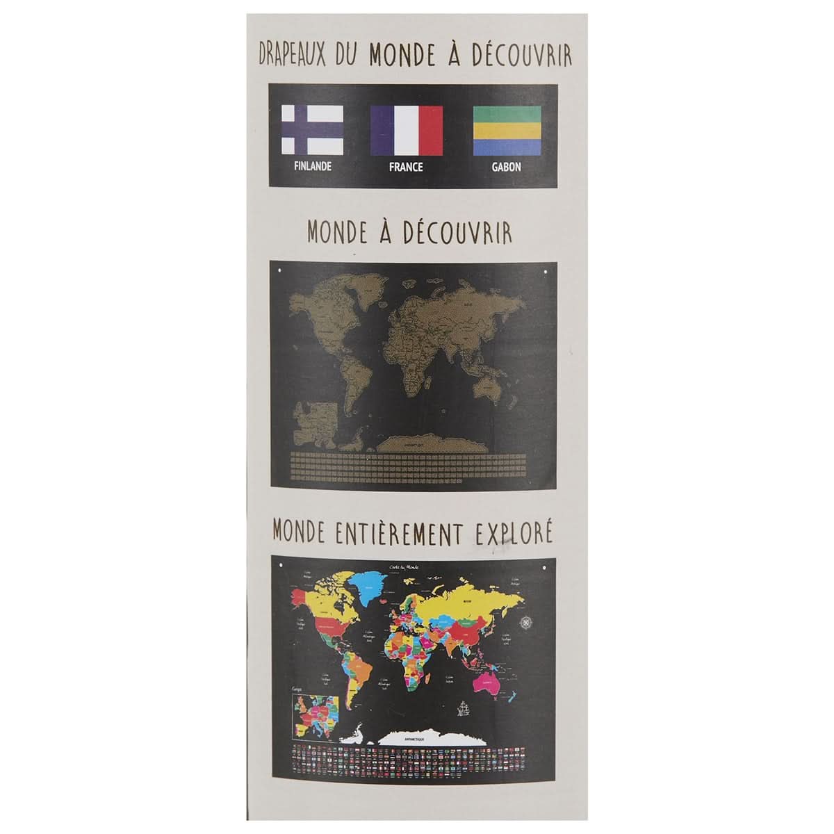 CARTE A GRATTER DRAPEAUX - Image 4